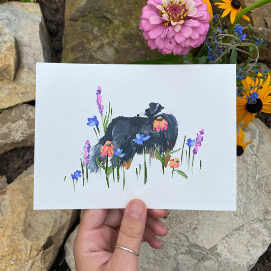 Wildflower Pet Portrait