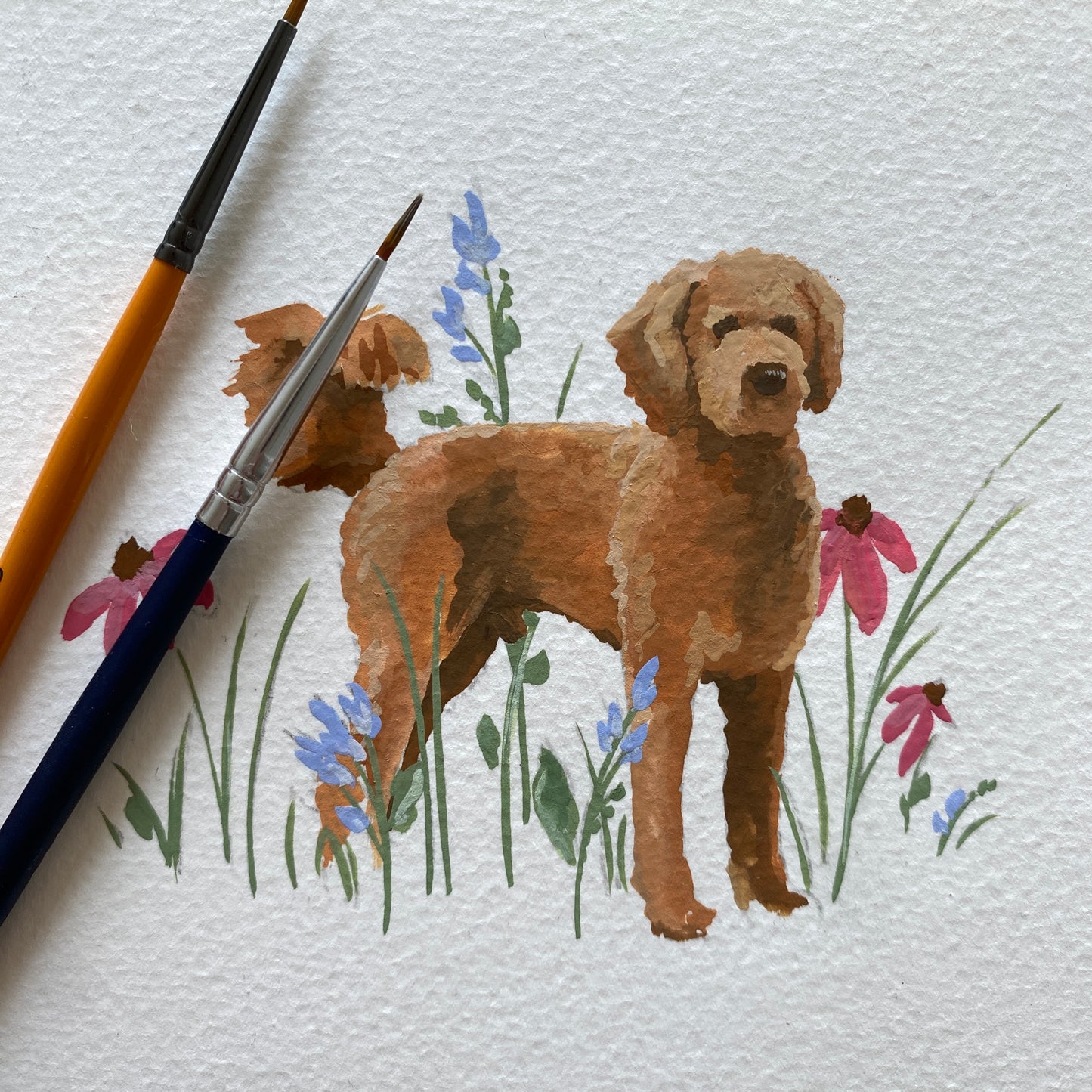 Wildflower Pet Portrait