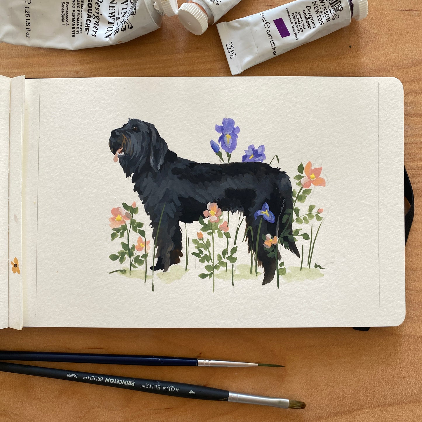 Wildflower Pet Portrait