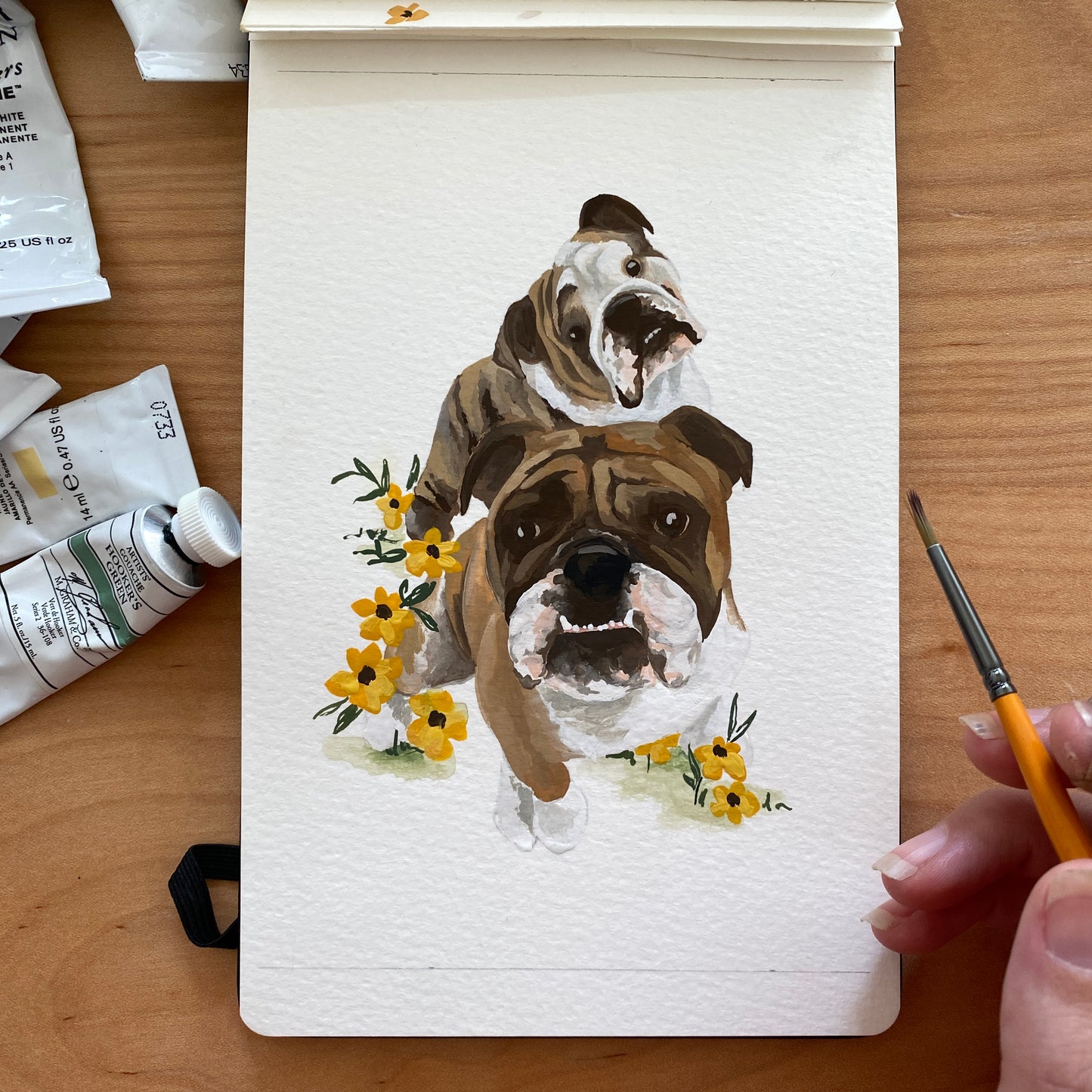 Wildflower Pet Portrait