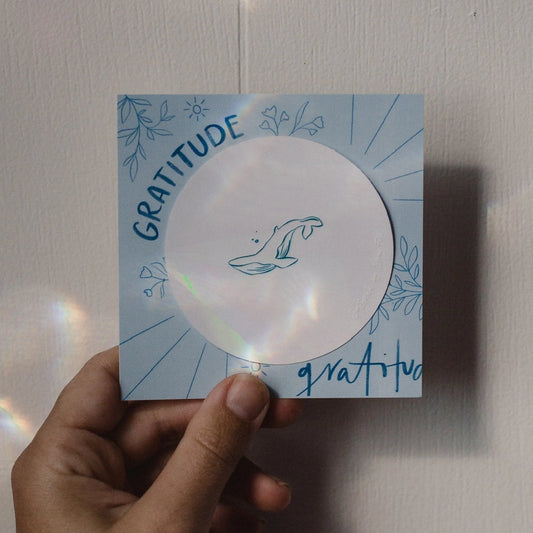 Gratitude Suncatcher Sticker