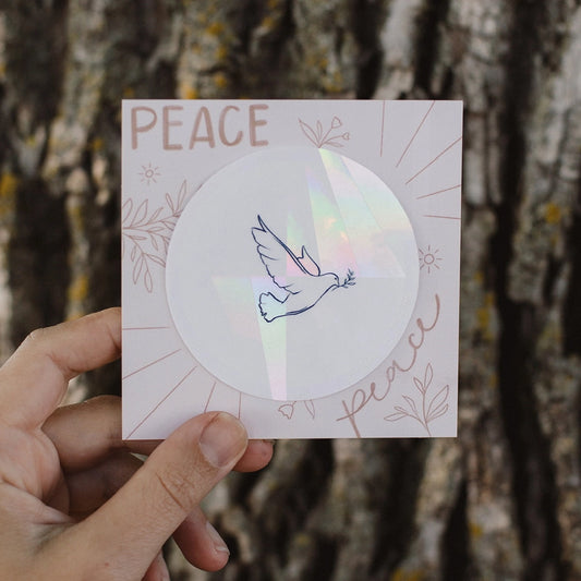 Peace Suncatcher Sticker